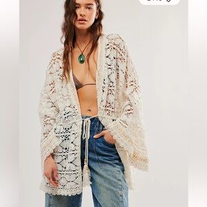 Free People Bell Sleeve Duster NWOT